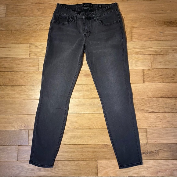 Lucky Brand Lolita Low Rise Skinny Ankle Jeans size 4/27 in black - Picture 4 of 16